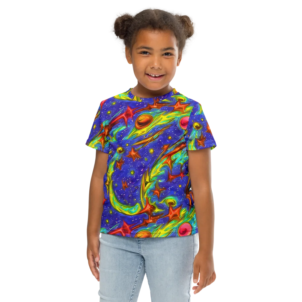 Starstorm on Kids Crew Neck T-Shirt — Front