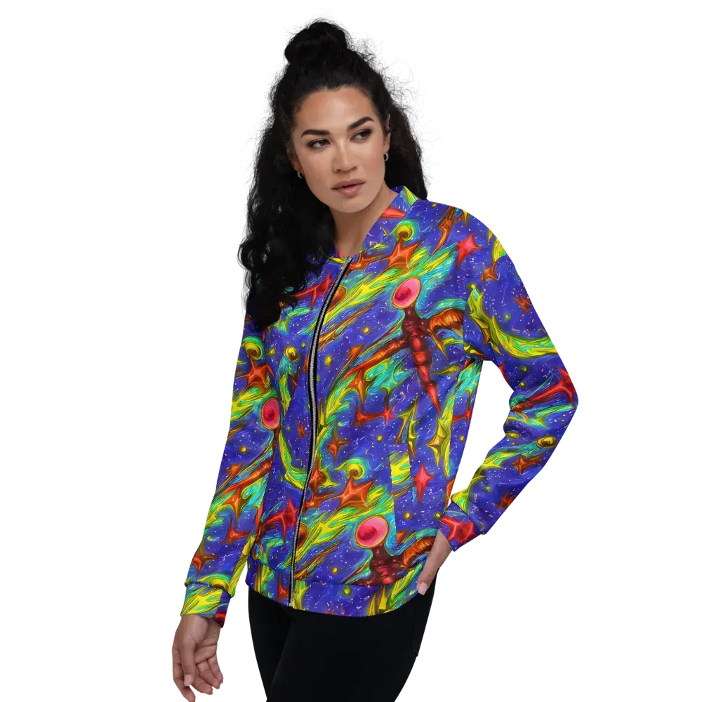 Starstorm on Bomber Jacket — Left