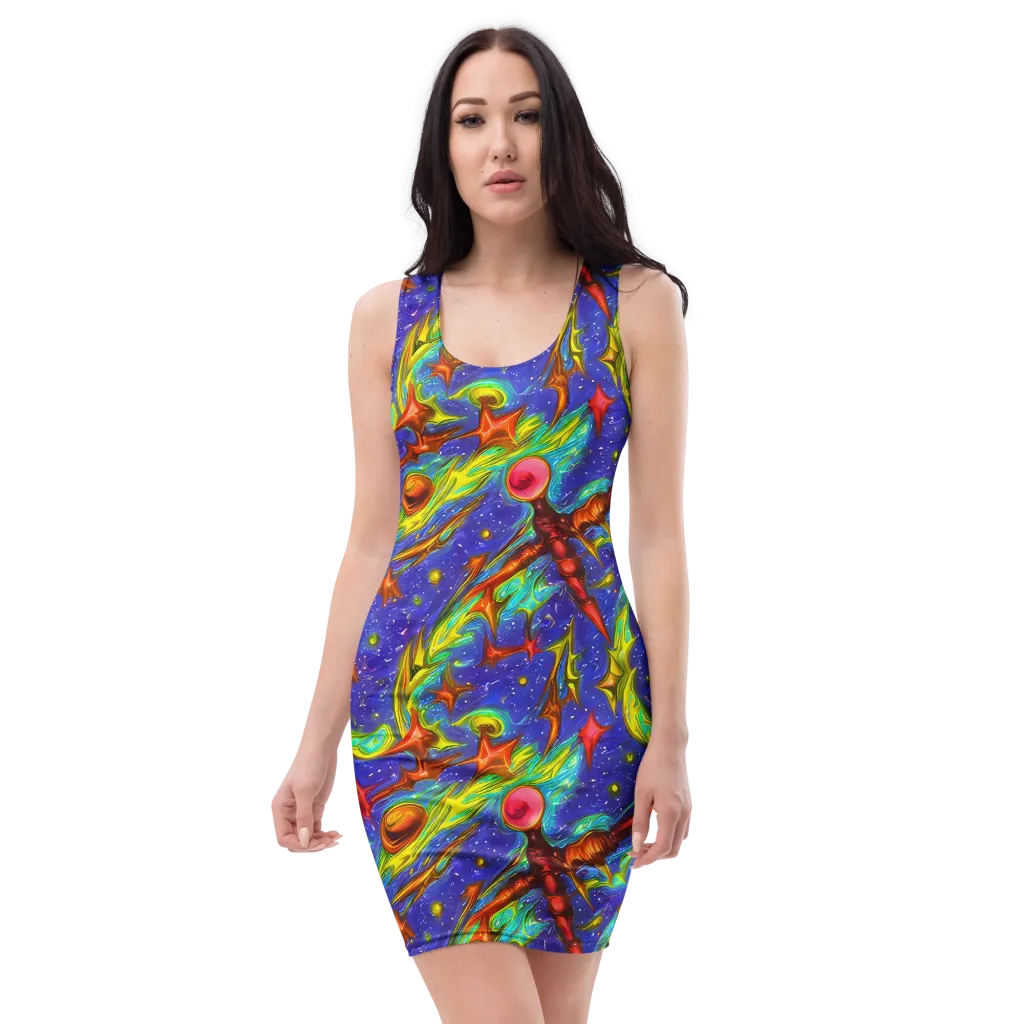 Starstorm on Bodycon Dress — Front