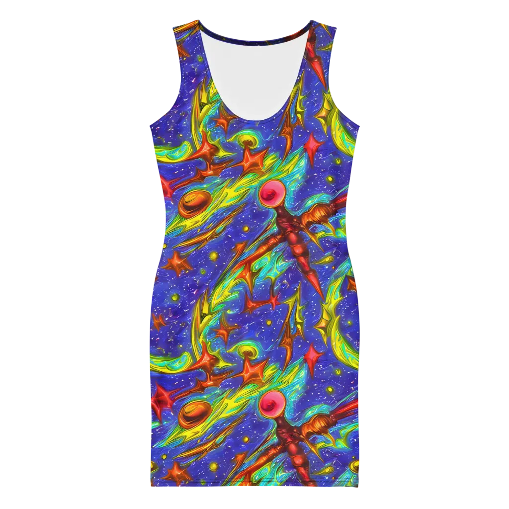 Starstorm on Bodycon Dress — Front