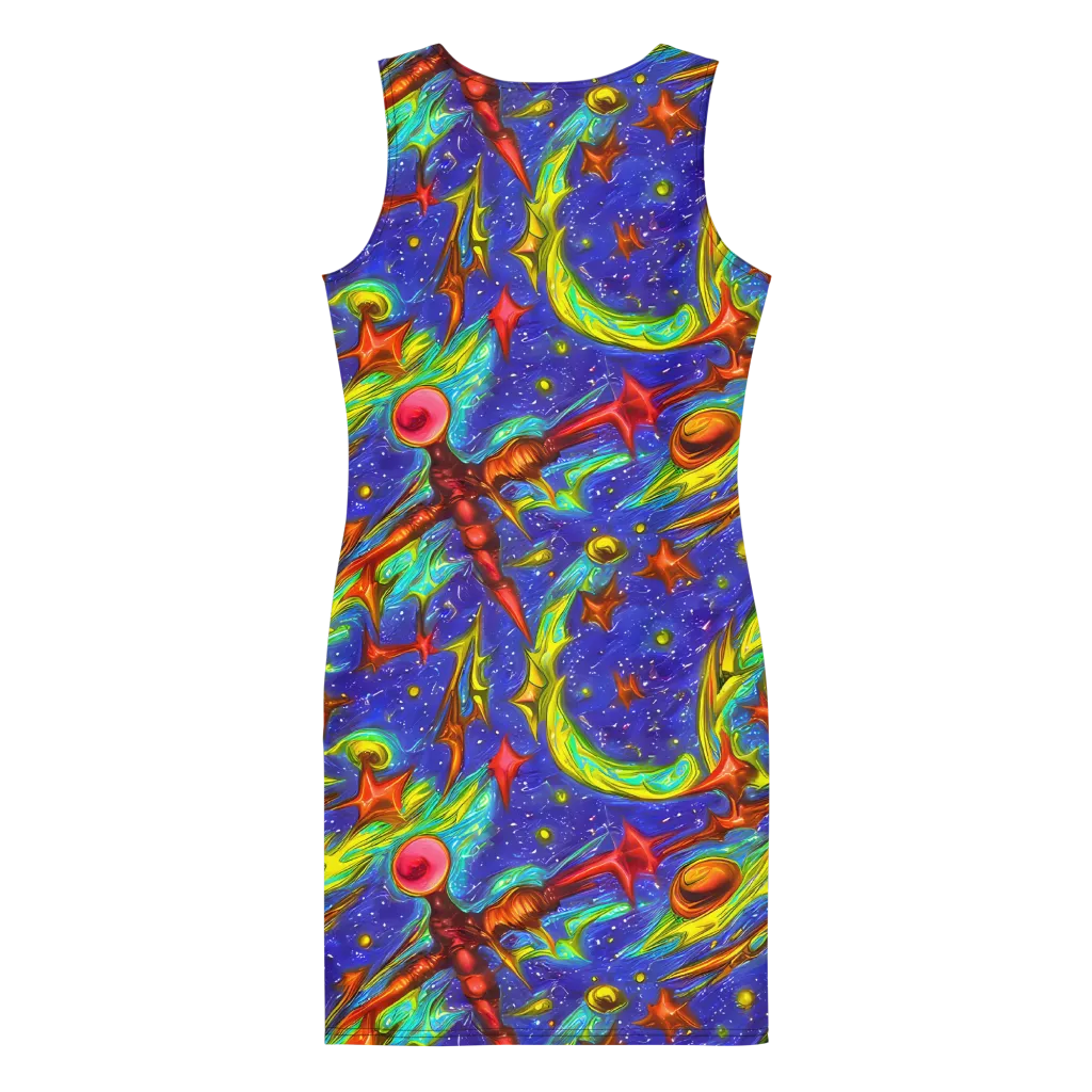Starstorm on Bodycon Dress — Back