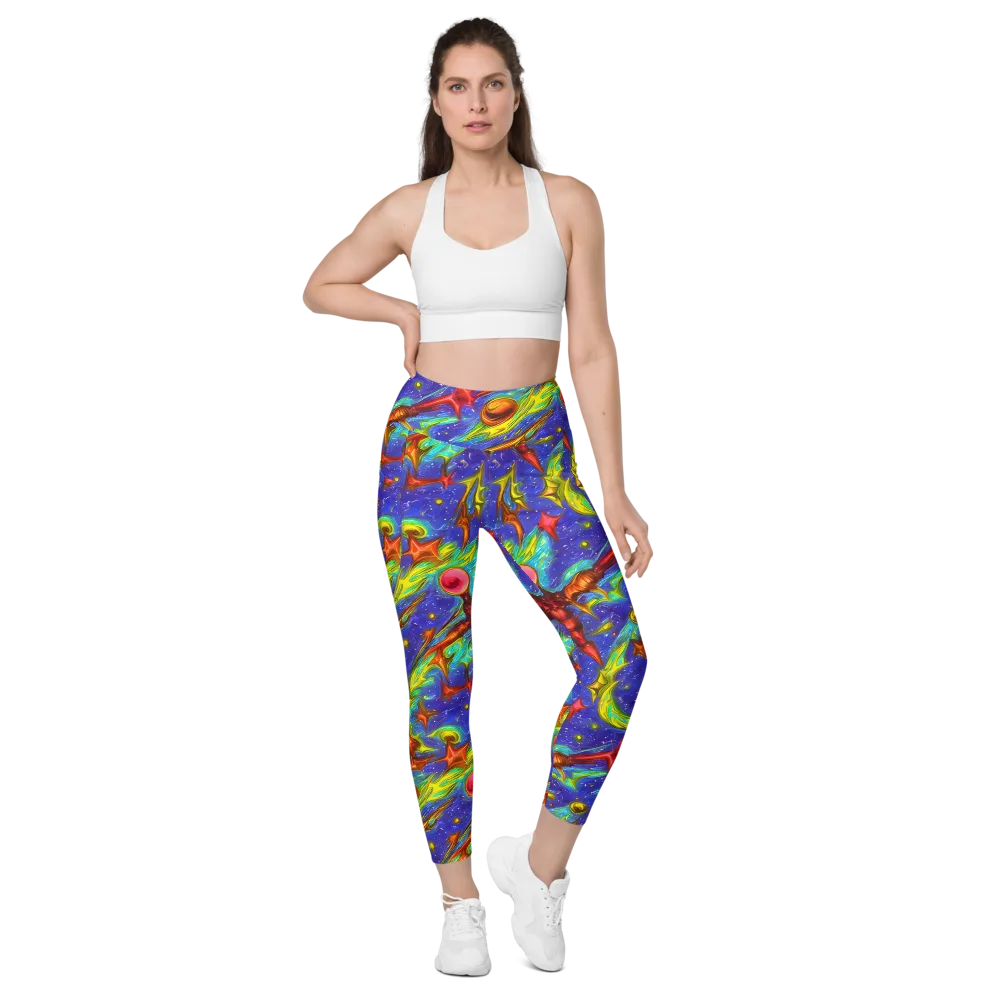 Starstorm on Leggings with Pockets — Front