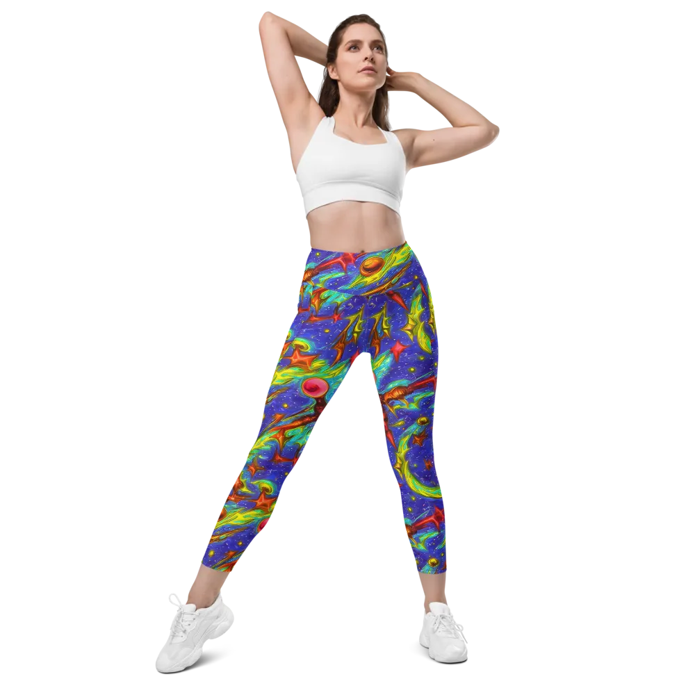 Starstorm on Leggings with Pockets — Front