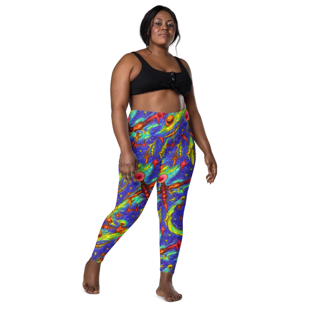 Starstorm on Leggings with Pockets — Front