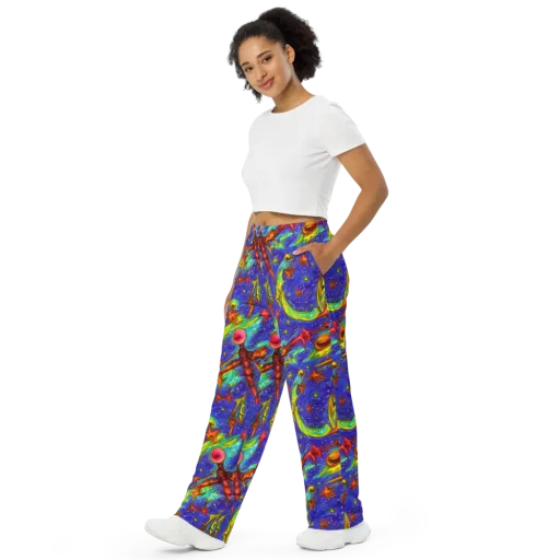 Starstorm on a Wide-Leg Pants