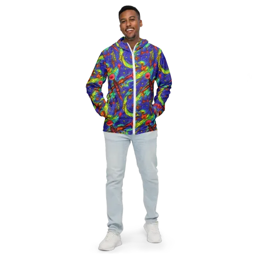 Starstorm on a Men's Windbreaker