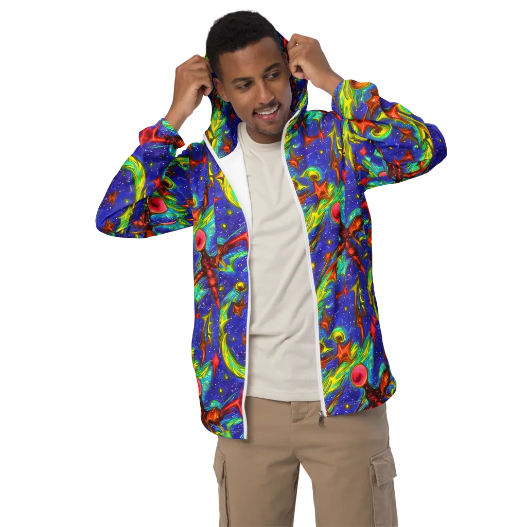 Starstorm on Men's Windbreaker — Front