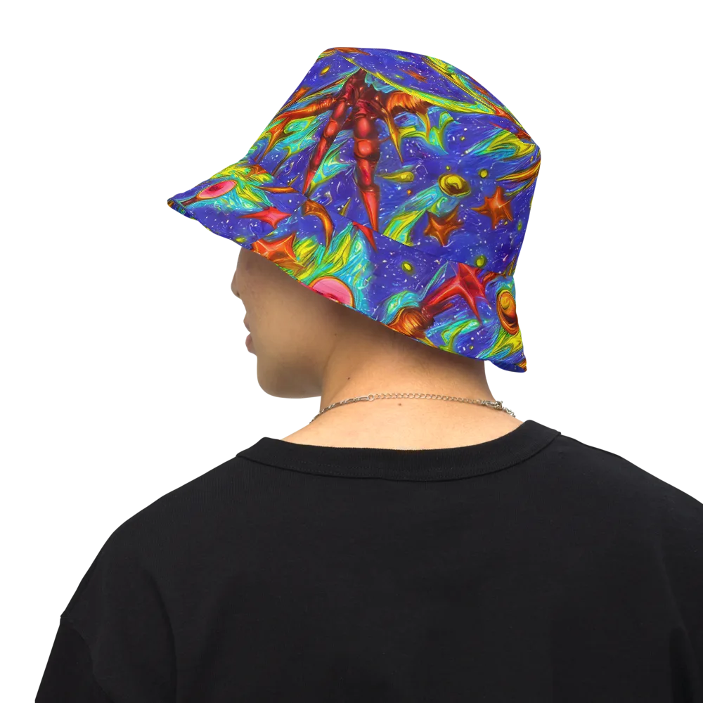 Starstorm on Reversible Bucket Hat — Back Inside