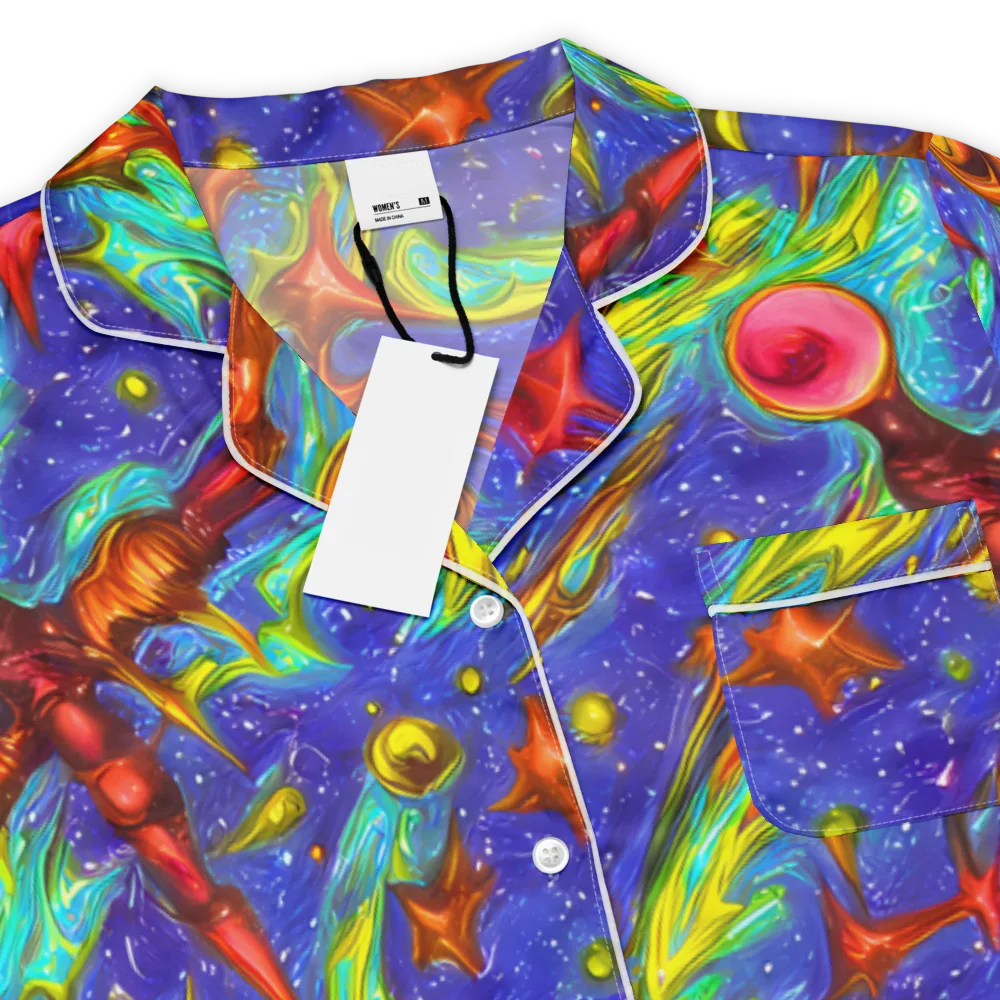 Starstorm on Women's Short Sleeve Pajama Top — Product details