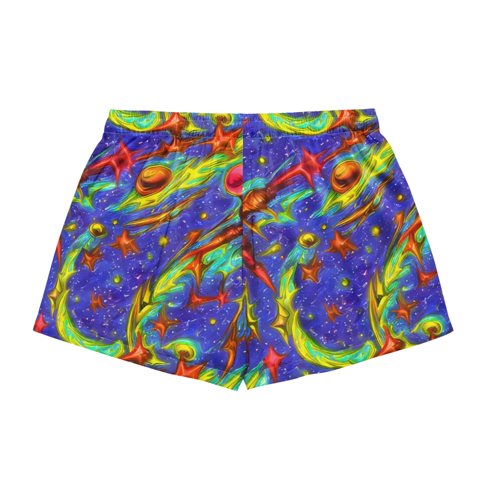 Starstorm on Women's Pajama Shorts — Back
