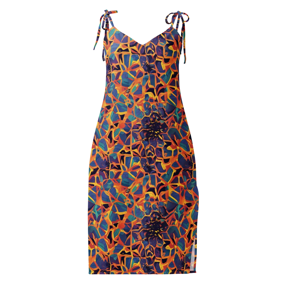 Saffron Circuit on Slip Dress — Front