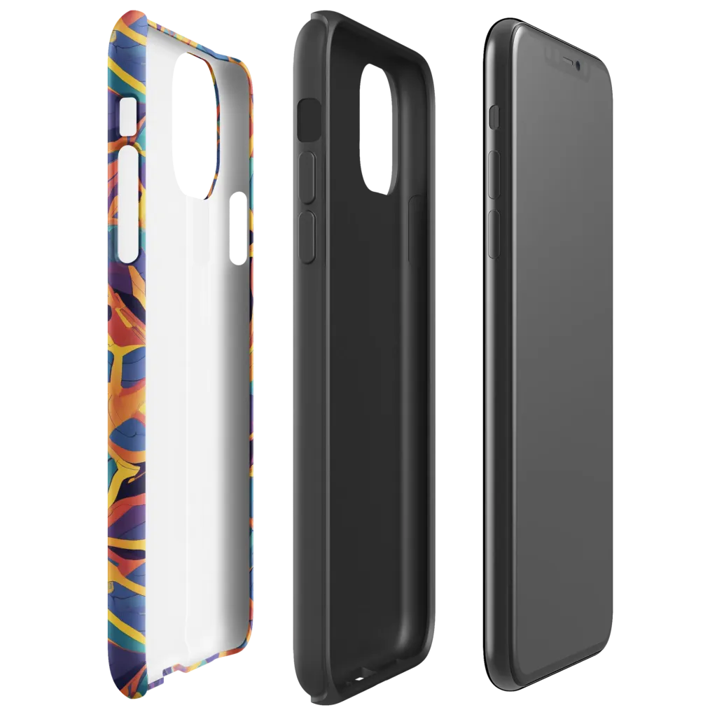 Saffron Circuit on Tough Case for iPhone® — Right