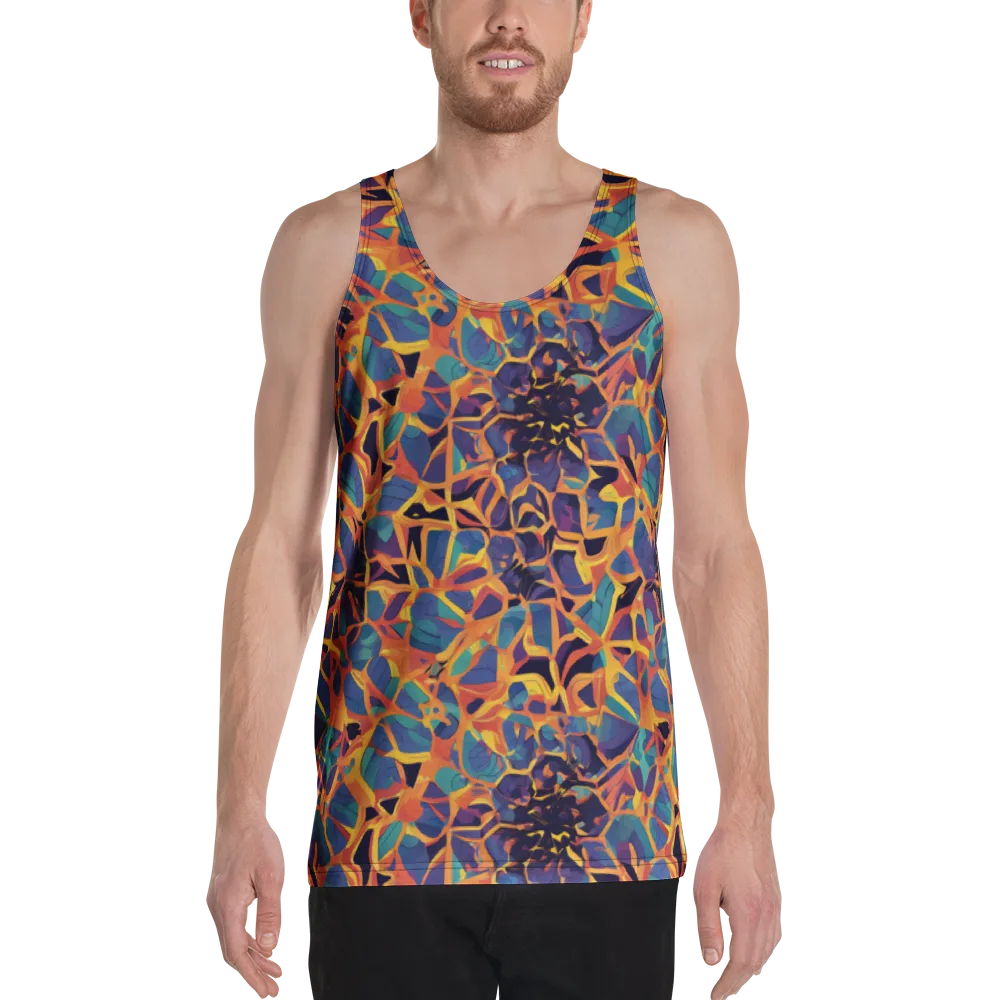 Saffron Circuit on Men's Tank Top — Front