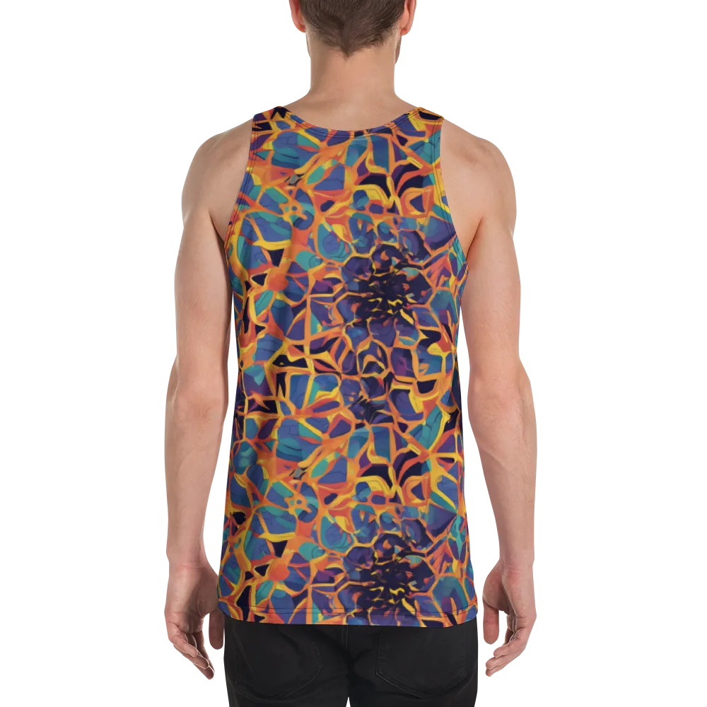 Saffron Circuit on Men's Tank Top — Back