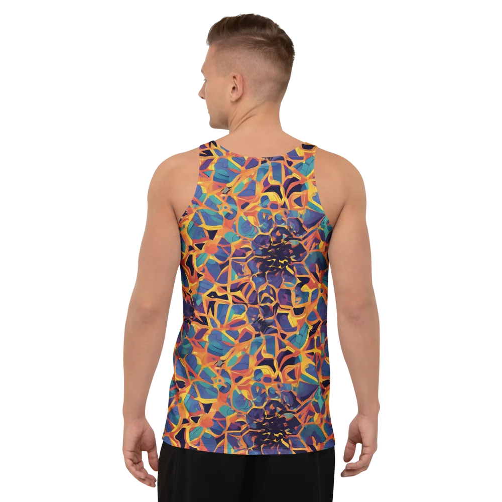 Saffron Circuit on Men's Tank Top — Back