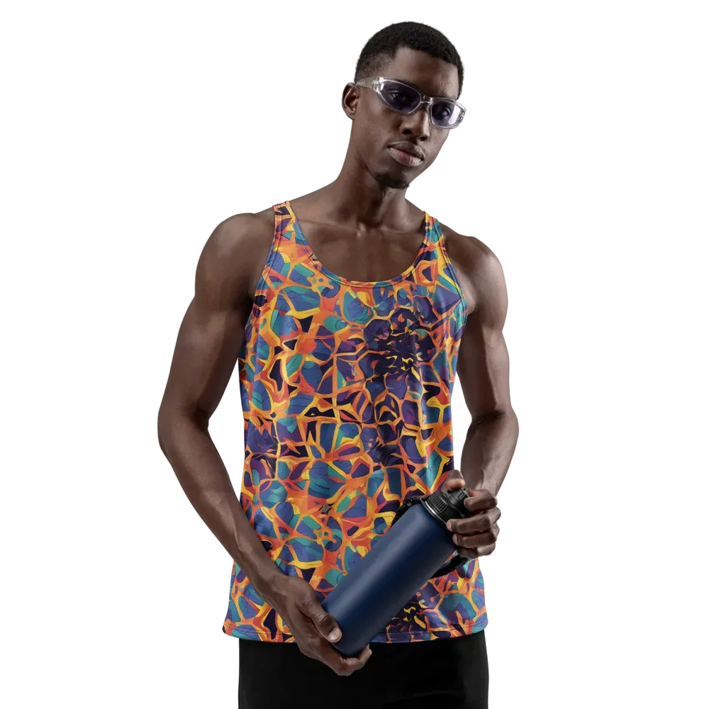 Saffron Circuit on Men's Tank Top — Front