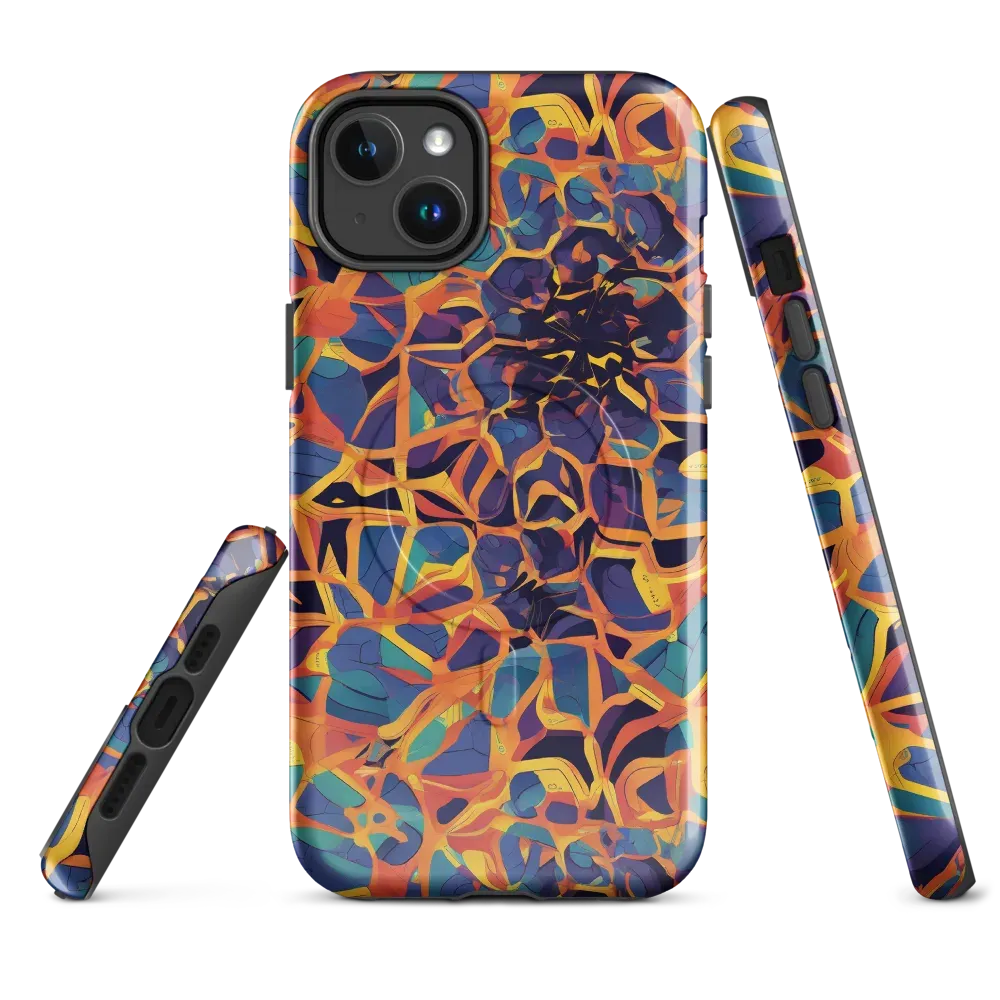 Saffron Circuit on MagSafe Tough Case for iPhone® — Front