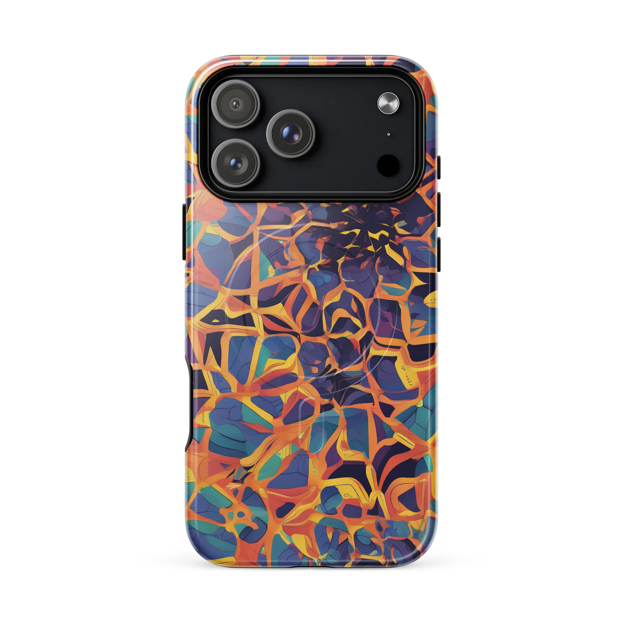 Saffron Circuit on MagSafe Tough Case for iPhone® — Front