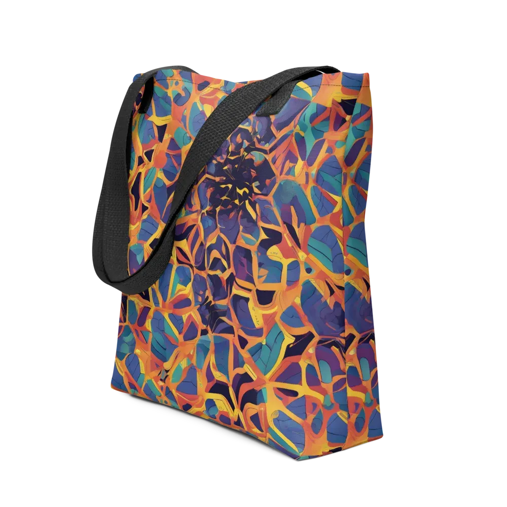 Saffron Circuit on Tote Bag — Front