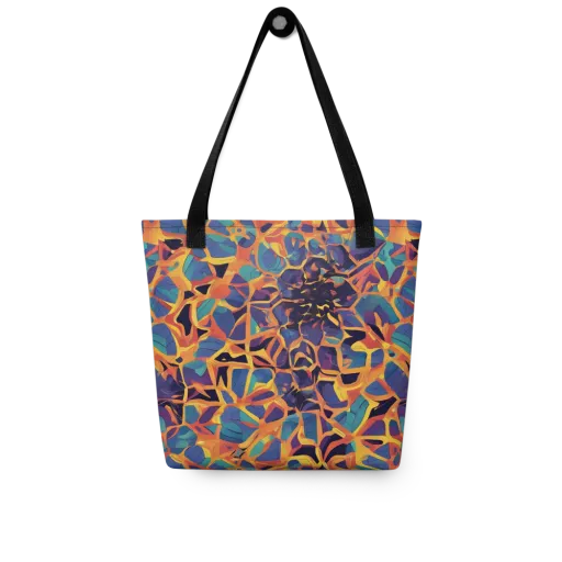 Saffron Circuit on a Tote Bag