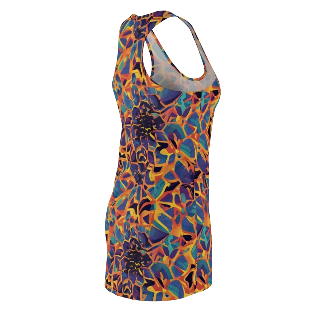 Saffron Circuit on Racerback Dress — Back Side
