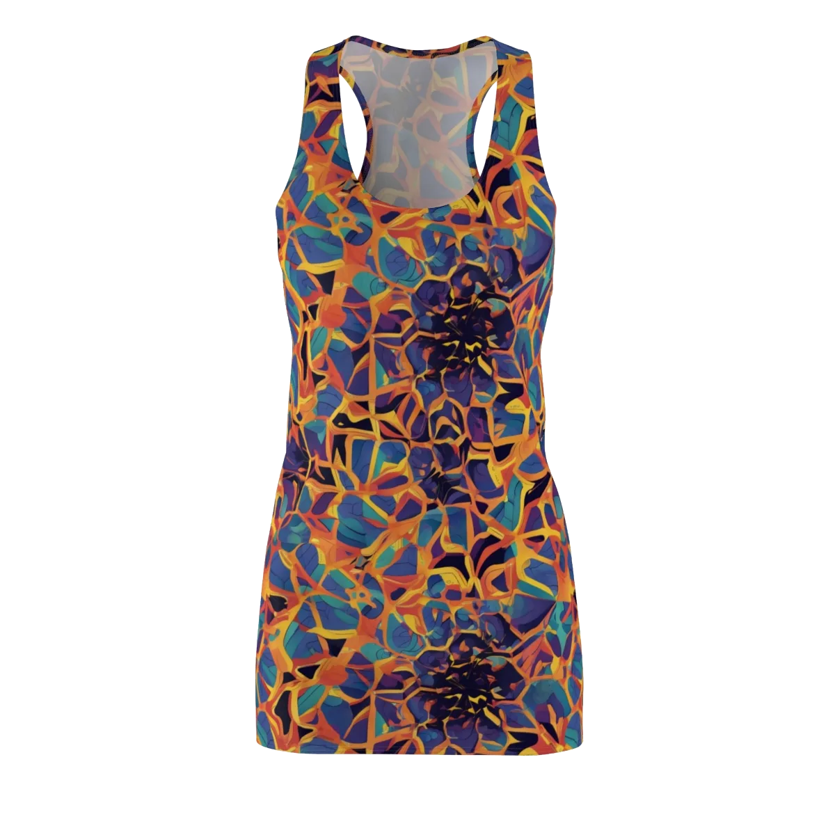 Saffron Circuit on Racerback Dress — Front