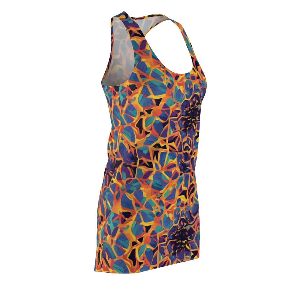 Saffron Circuit on Racerback Dress — Front Side
