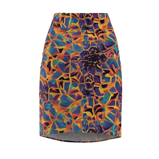 Saffron Circuit on a Pencil Skirt
