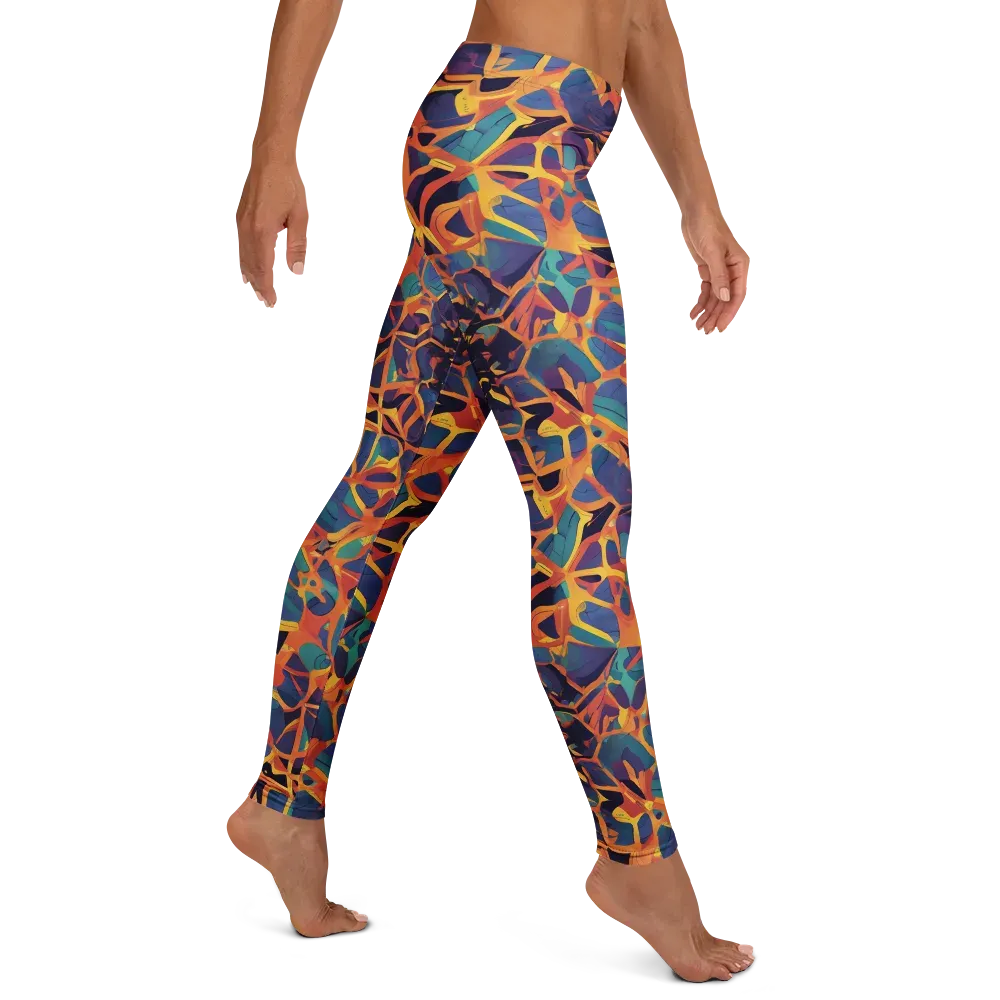 Saffron Circuit on Leggings — Right
