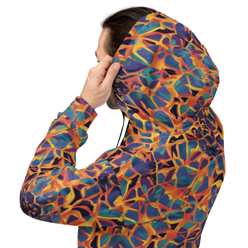 Saffron Circuit on Hoodie — Back