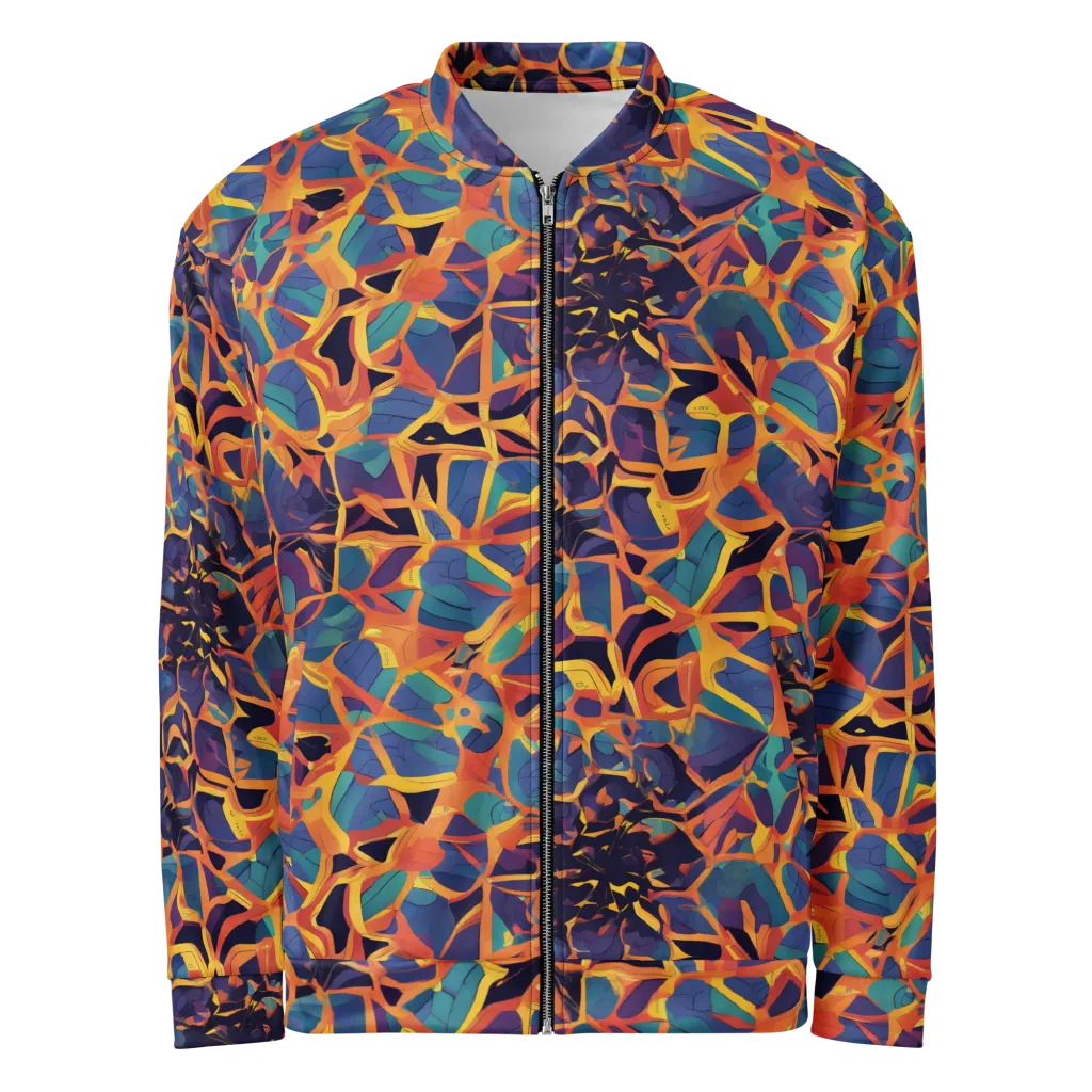 Saffron Circuit on Bomber Jacket — Front
