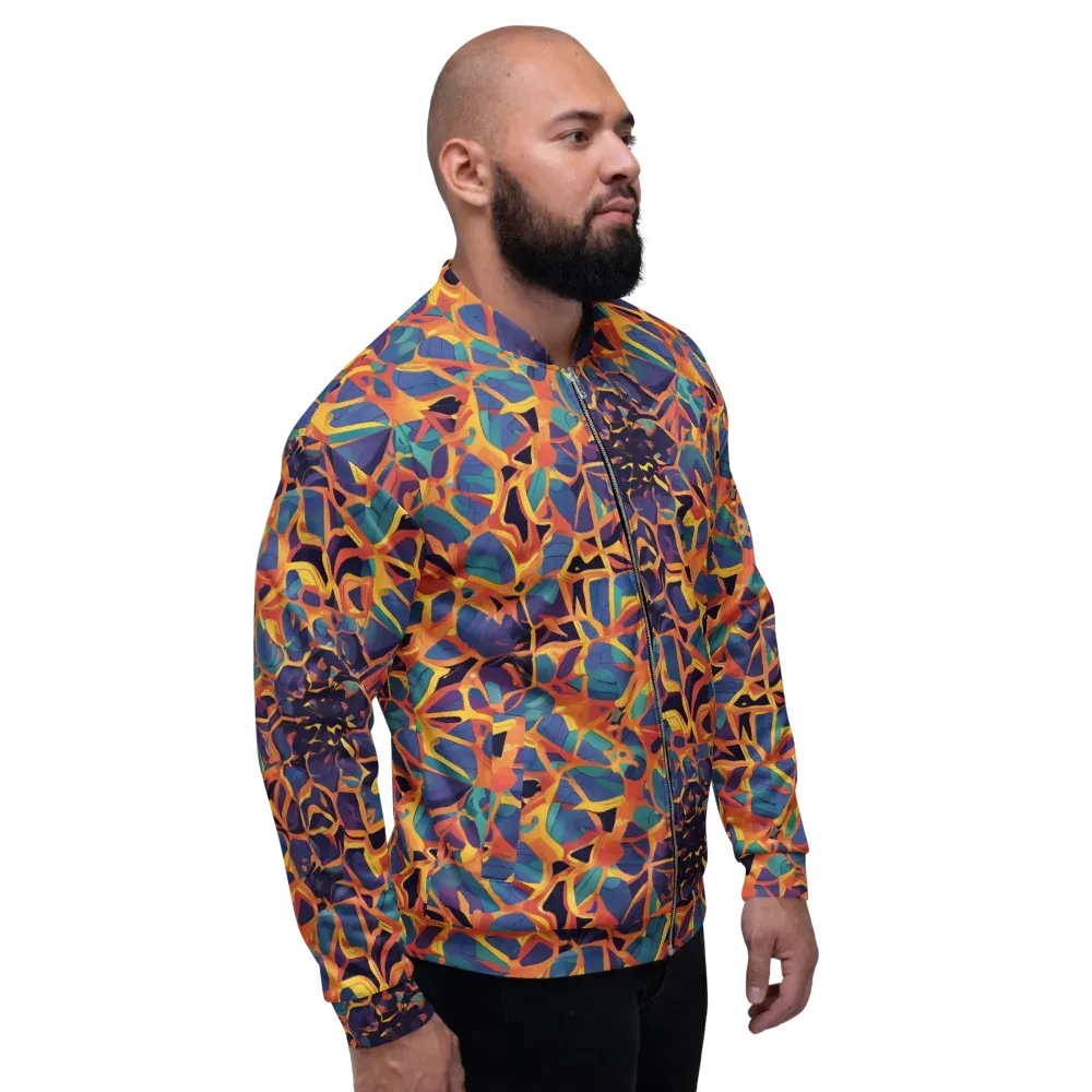 Saffron Circuit on Bomber Jacket — Right