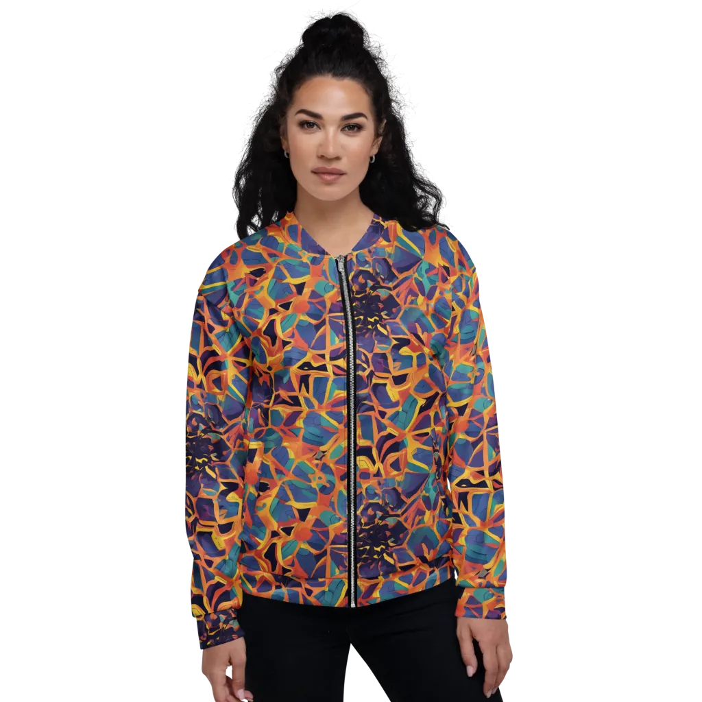 Saffron Circuit on Bomber Jacket — Front
