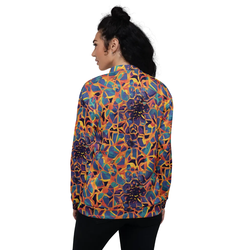 Saffron Circuit on Bomber Jacket — Back