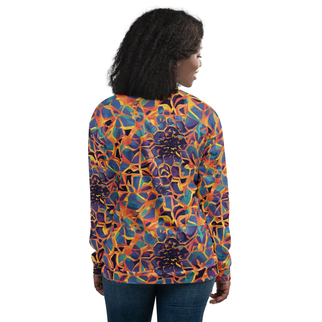 Saffron Circuit on Bomber Jacket — Back