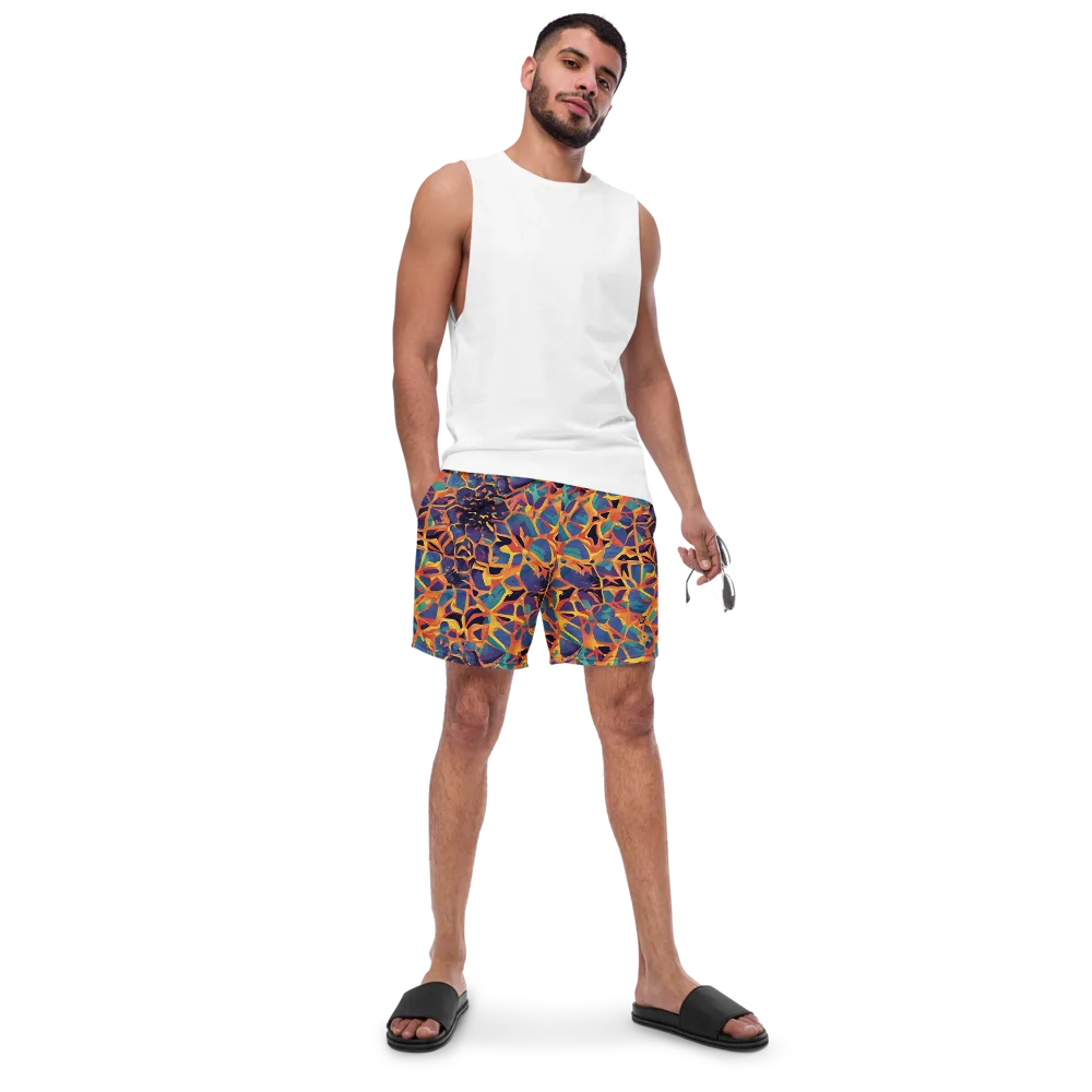 Saffron Circuit on Swim Trunks — Front