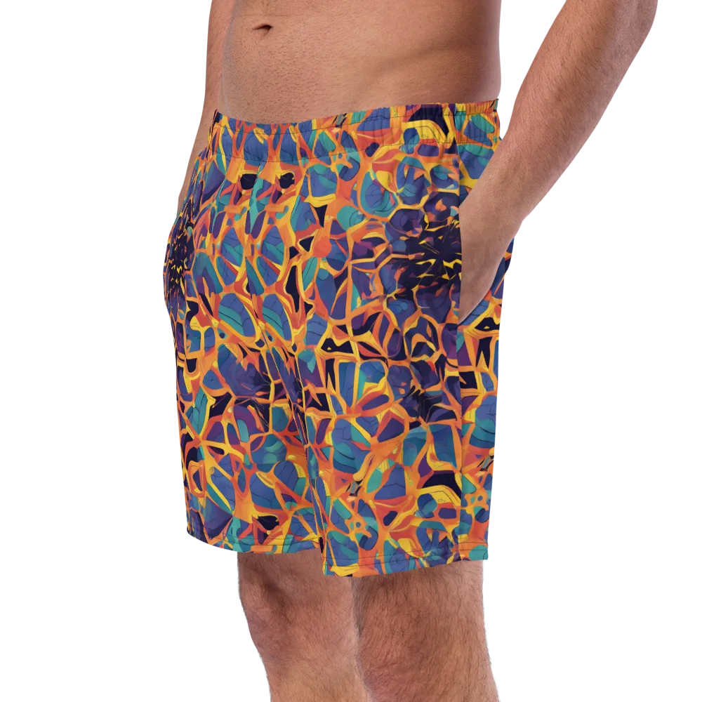 Saffron Circuit on Swim Trunks — Left Front