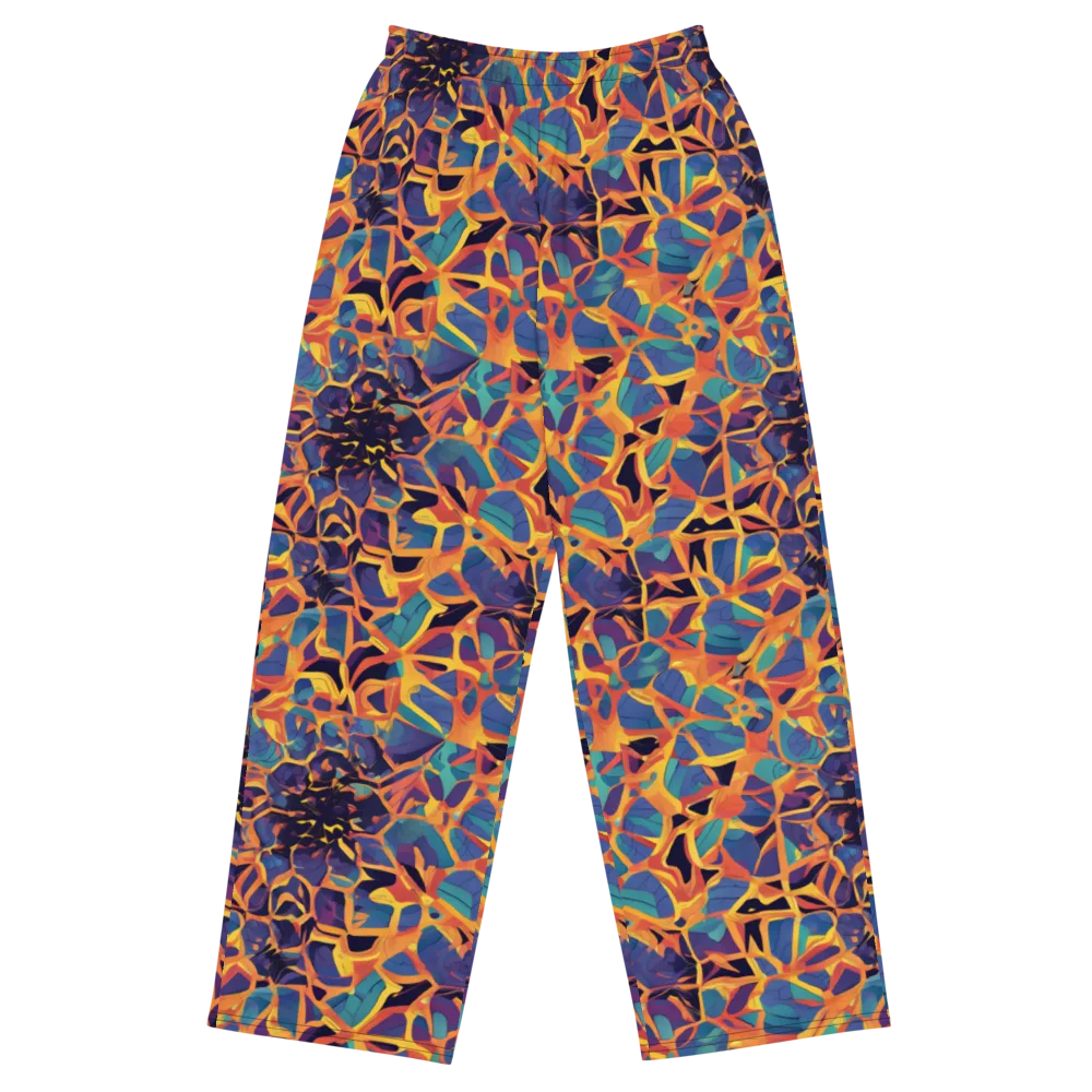 Saffron Circuit on Wide-Leg Pants — Front