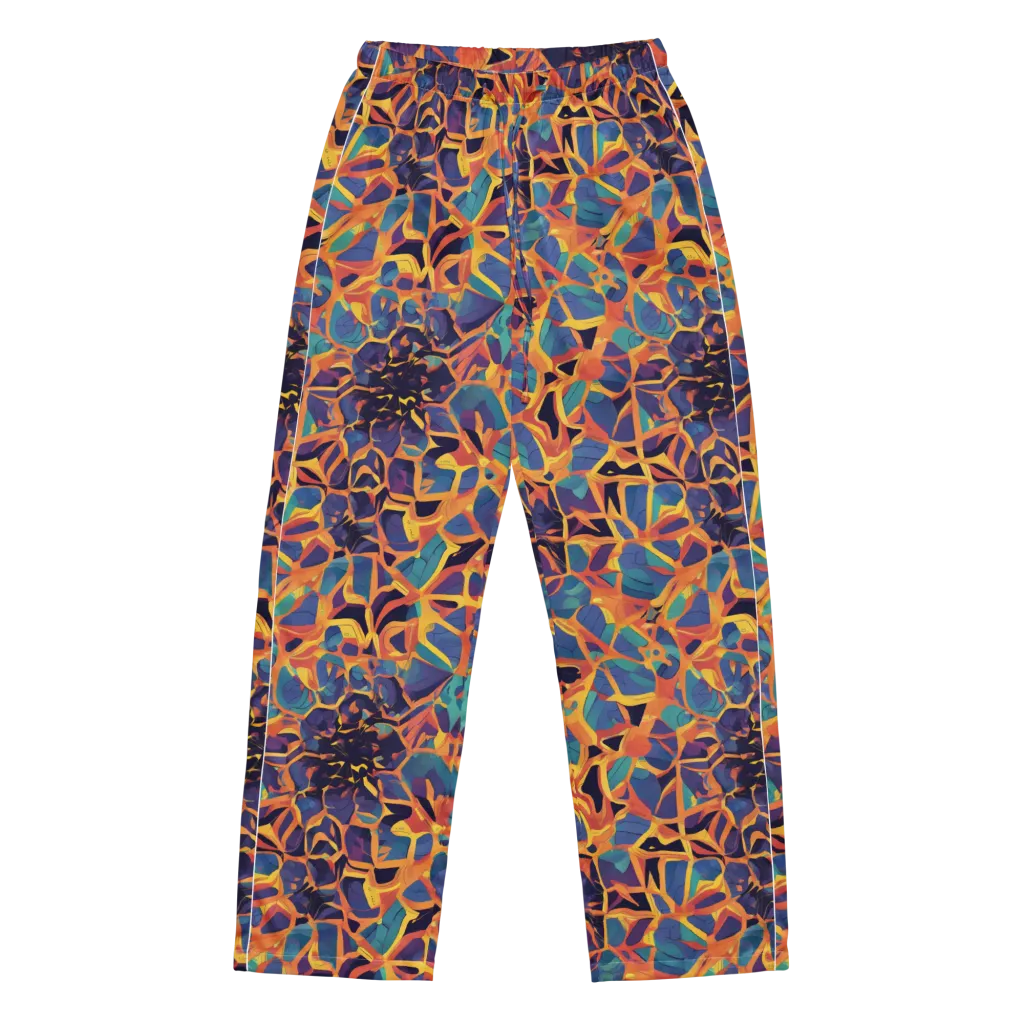 Saffron Circuit on Women's Pajama Pants — Front
