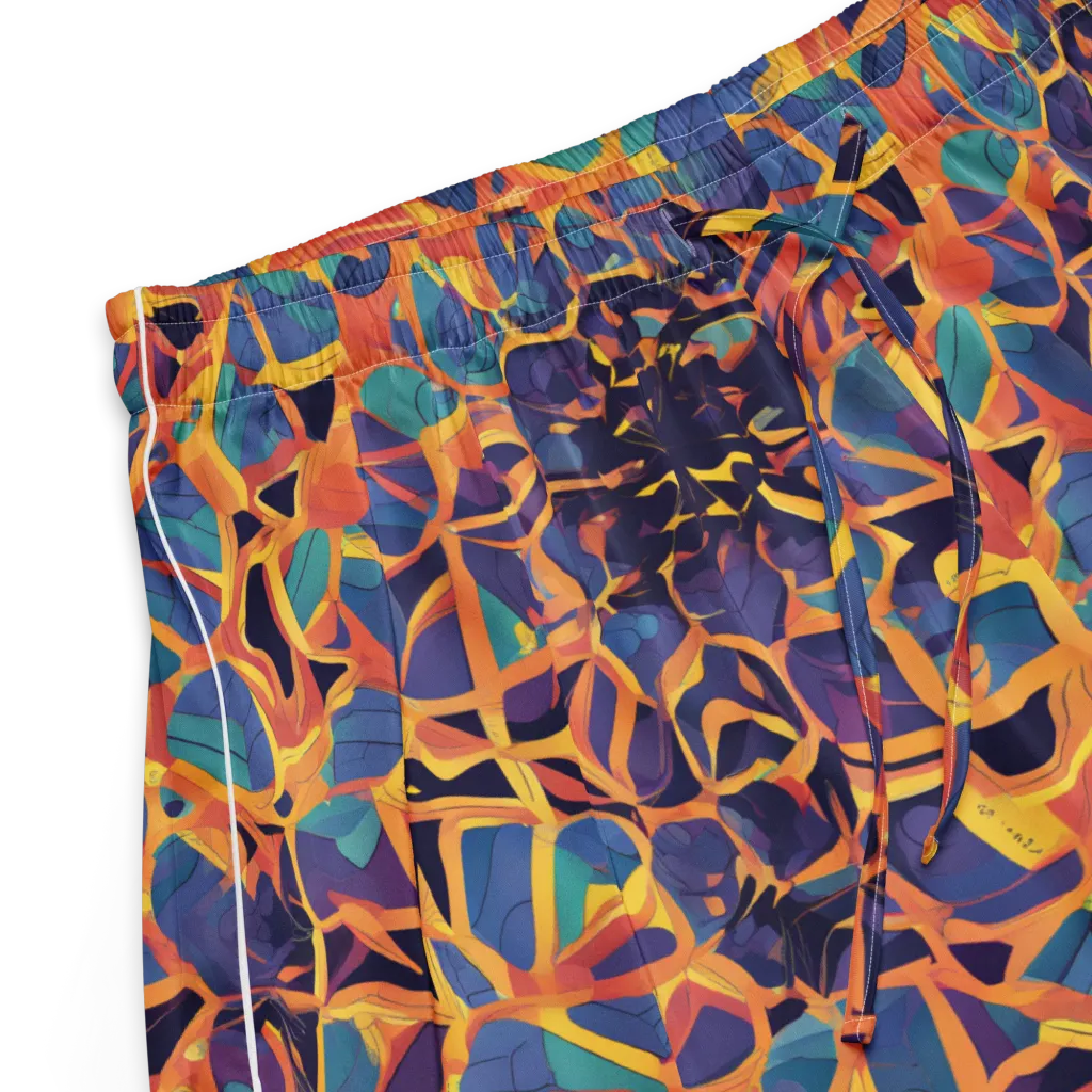 Saffron Circuit on Women's Pajama Shorts — Product details