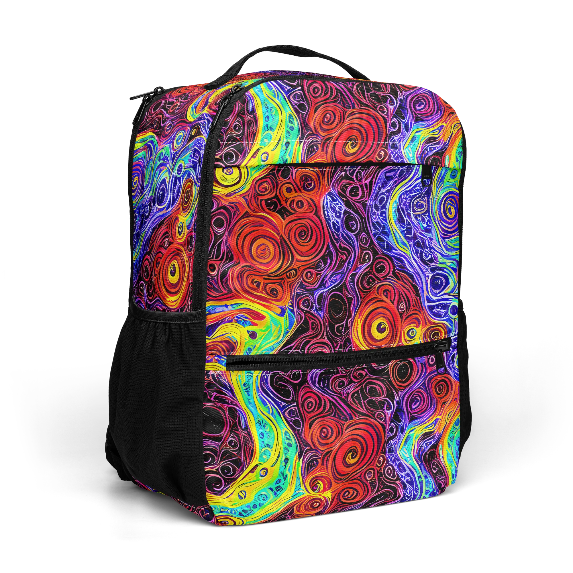 The Color Maelstrom on Utility Backpack — Right Front