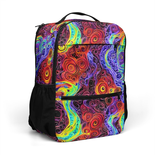 The Color Maelstrom on a Utility Backpack