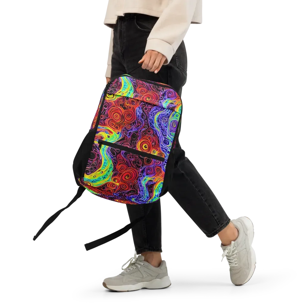 The Color Maelstrom on Utility Backpack — Front