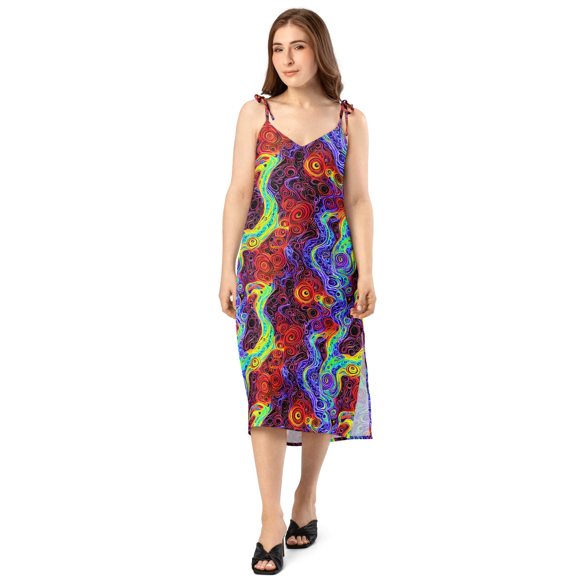 The Color Maelstrom on Slip Dress — Front