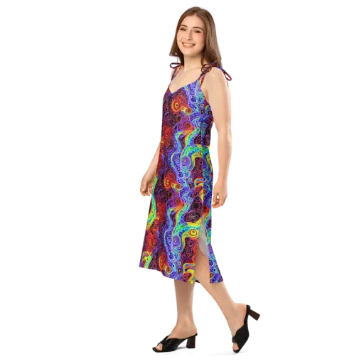 The Color Maelstrom on a Slip Dress