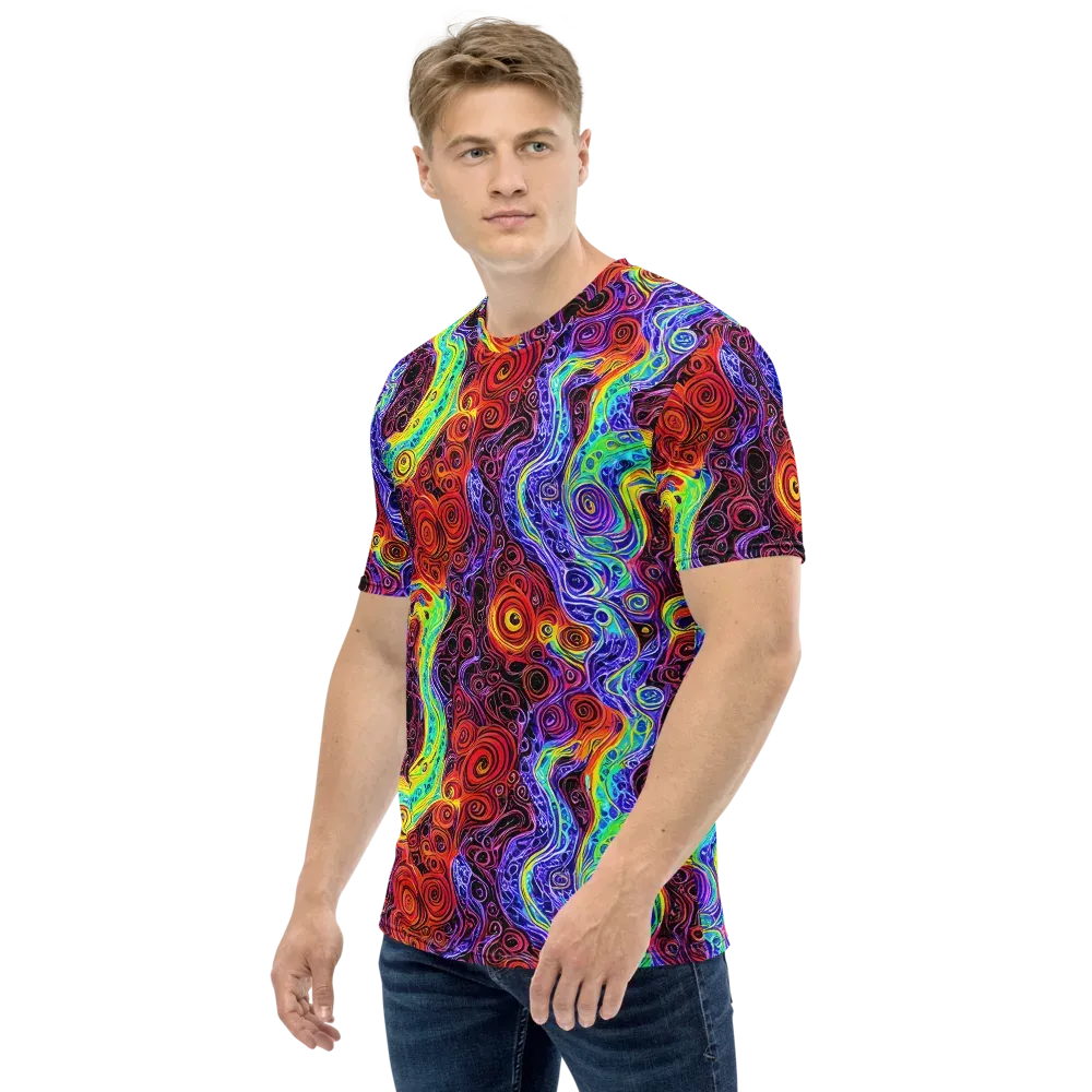 The Color Maelstrom on Men's Crew Neck T-Shirt — Left
