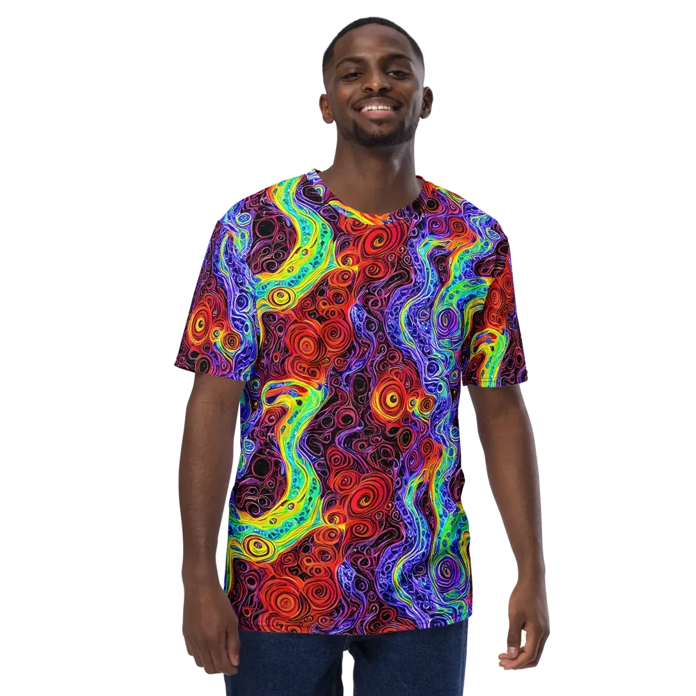 The Color Maelstrom on Men's Crew Neck T-Shirt — Front