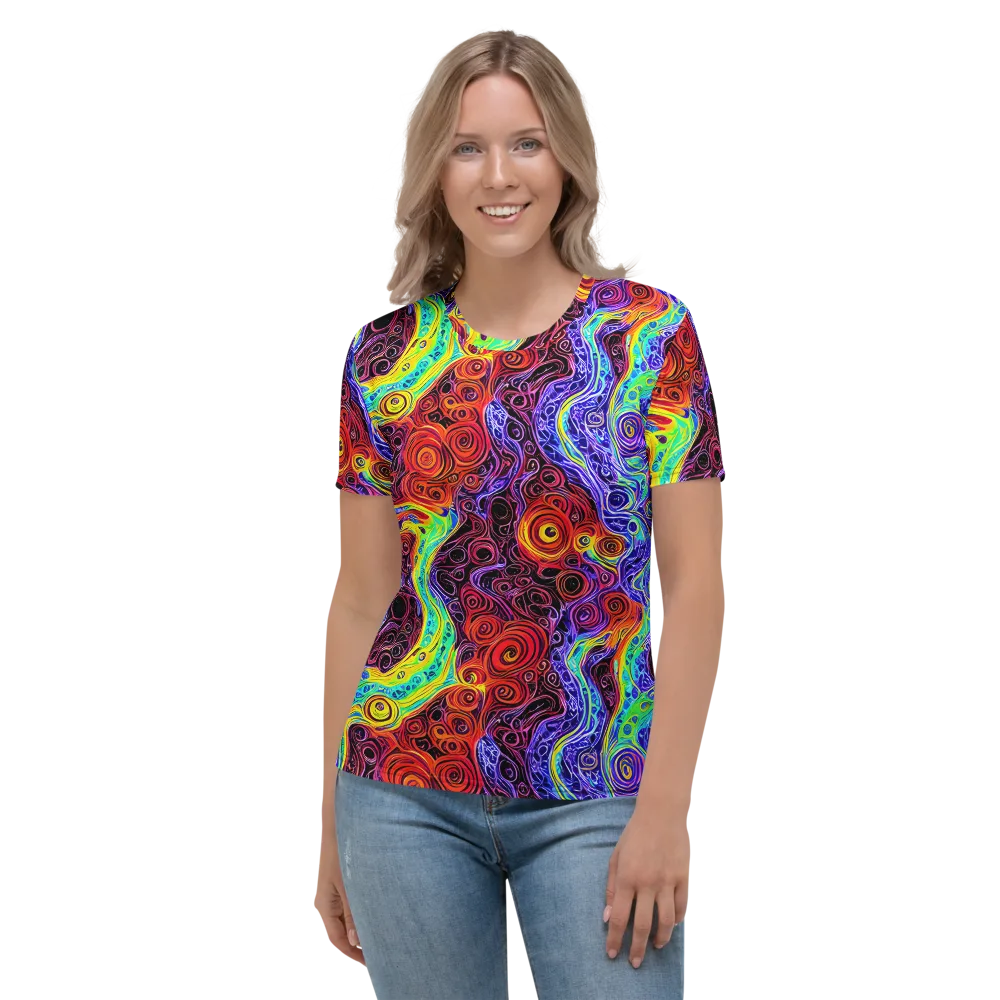 The Color Maelstrom on Women's Crew Neck T-Shirt — Front