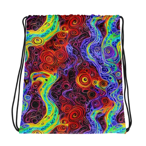 The Color Maelstrom on a Drawstring Bag