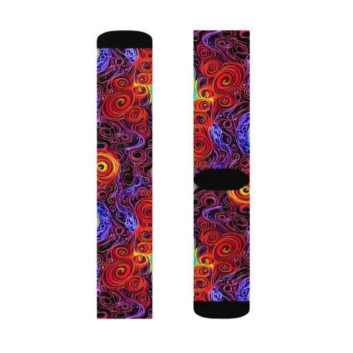 The Color Maelstrom on a Socks